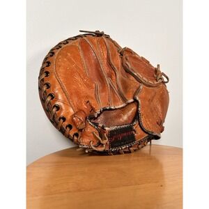 Vintage Jaymar Jayhawk Baseball Catchers Mitt Glove Japan Professional Model